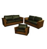 Polstergarnitur Sofa Set Norbo 3-2-1
